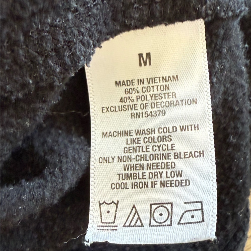 Y2K Aeropostale Aero 1987 NYC Full-Zip‎ Black Drawstring Hoodie Women Medium EUC - Picture 10 of 13